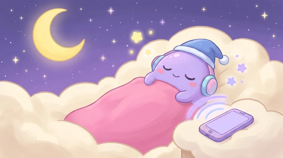 The dreamling asleep with headphones on